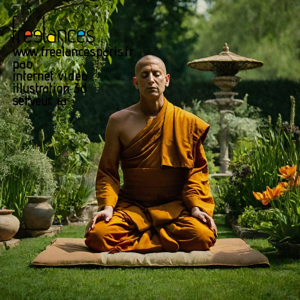 Pao mise en page internet vidéo illustration 3d serveur IA générative AI freelance paris studio de création magazines vqbue8s0